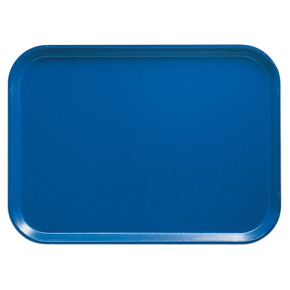 Cambro Camtray Rectangular Serving Trays, 14in x 18in, Amazon Blue, Pack Of 12 Trays