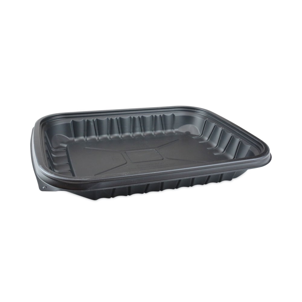 Pactiv Evergreen EarthChoice Entree2Go Takeout Containers, 48 Oz, Black, Carton Of 200 Containers