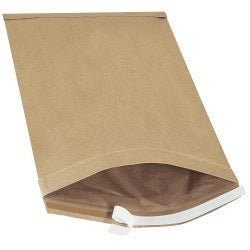 Office Depot Brand Kraft Self-Seal Padded Mailers, #6, 12 1/2in x 19in, Pack Of 25
