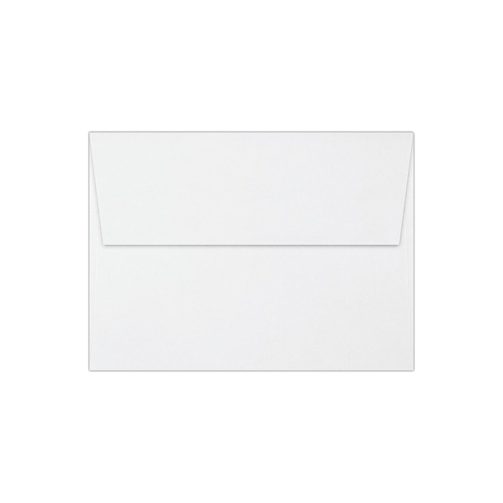 LUX Invitation Envelopes, A7, Peel & Stick Closure, White, Pack Of 250
