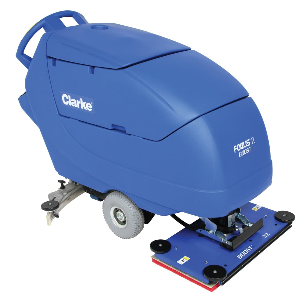 Clarke Focus II BOOST 32in Walk Behind Auto Scrubber With Onboard Chemical Mixing System