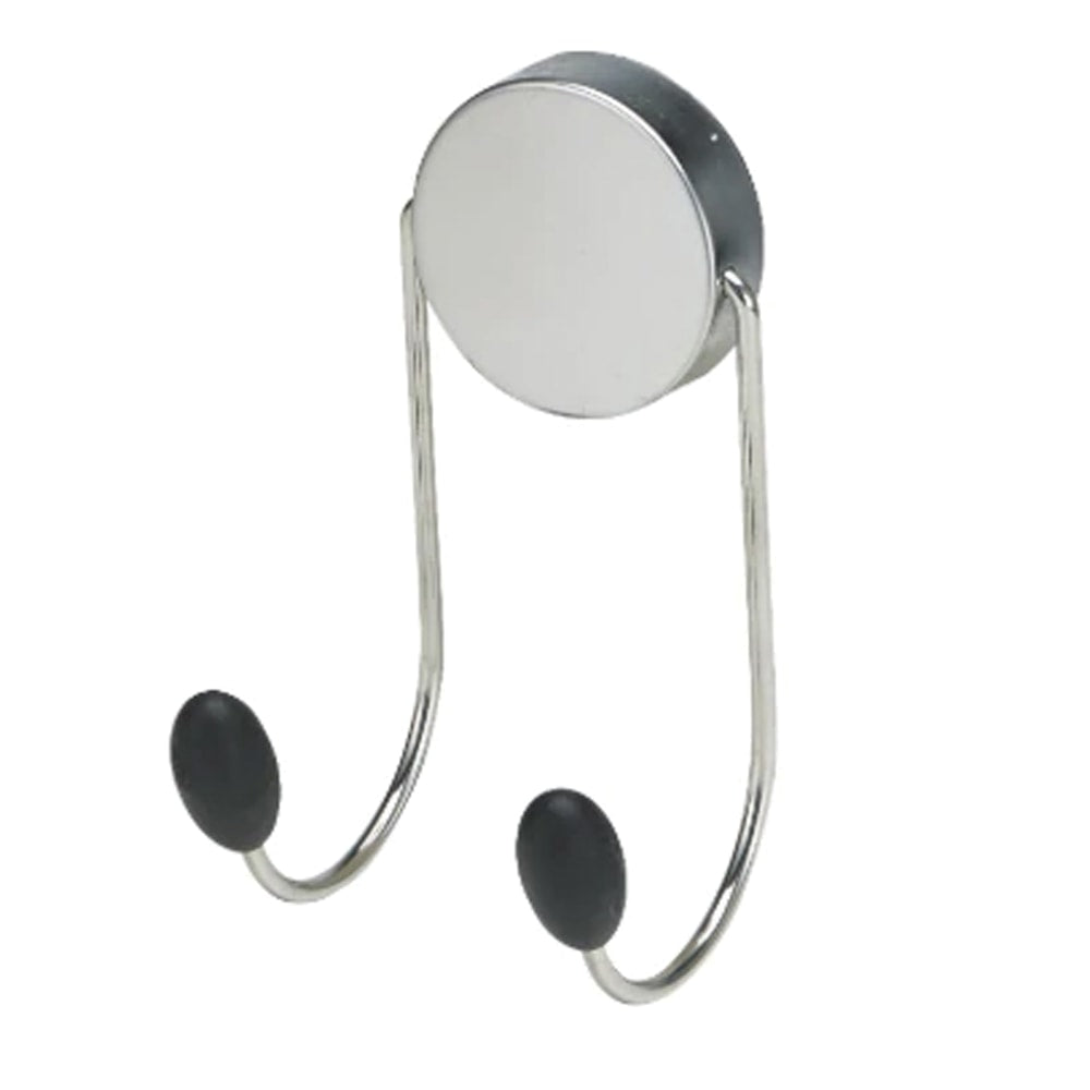 Better Houseware Stainless Steel Magnetic Double Hook, Silver