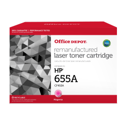 201096P - Office Depot Remanufactured Magenta Toner Cartridge Replacement For HP CF453A, OD655AM