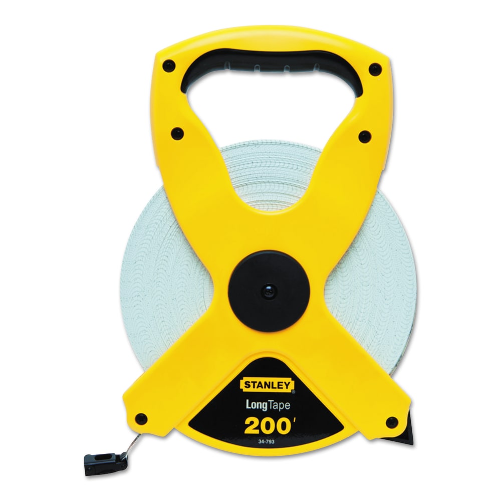 Black+Decker Open Reel Fiberglass Long Tapes, 1/2 in x 200 ft, Double Sided