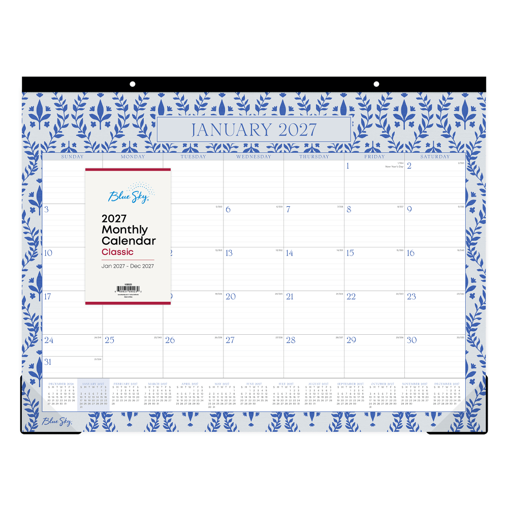 2027 Baritza Monthly Desk Pad Calendar 22x17
