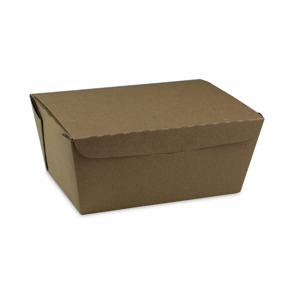 Pactiv Evergreen EarthChoice OneBox Paper Boxes, 66 Oz, Kraft, Carton Of 160 Boxes