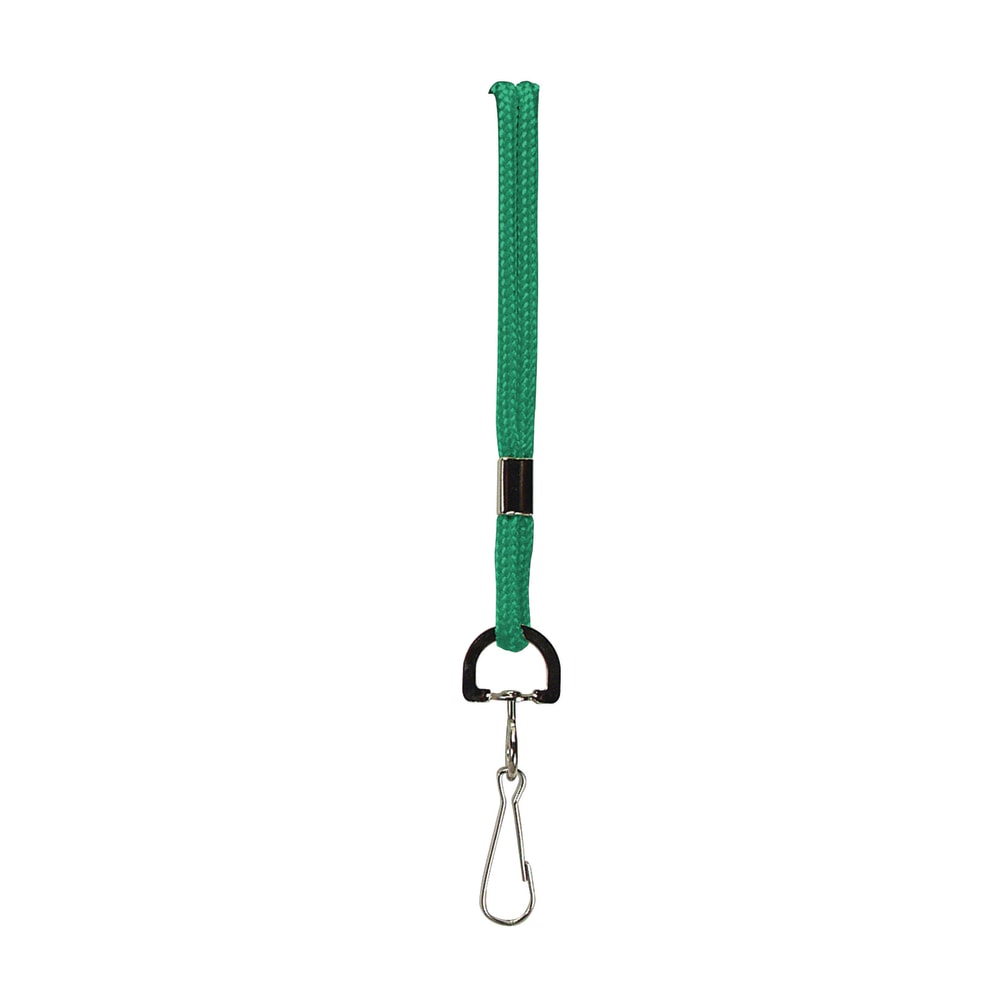 Baumgartens Lanyards, 38in, Green, Pack Of 24