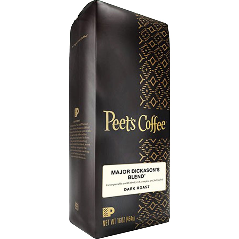 Peets Coffee & Tea Whole Bean Coffee, Dark Roast, 16 Oz