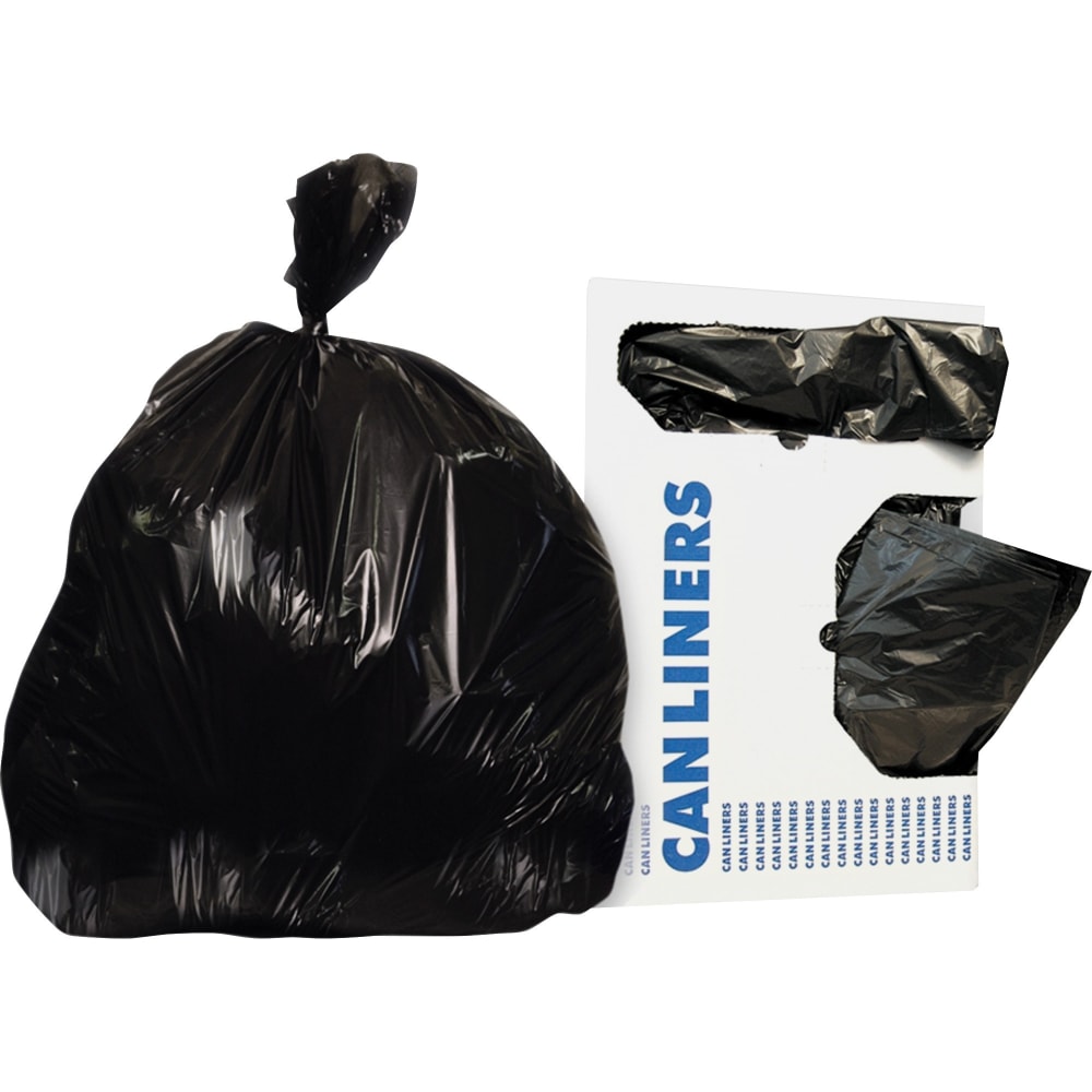 Heritage Low-density Dark Can Liner, 56 gal Capacity, 43inx 47inx2 mil (51 Micron) Thickness, Low Density, 100 Count - X8647QK