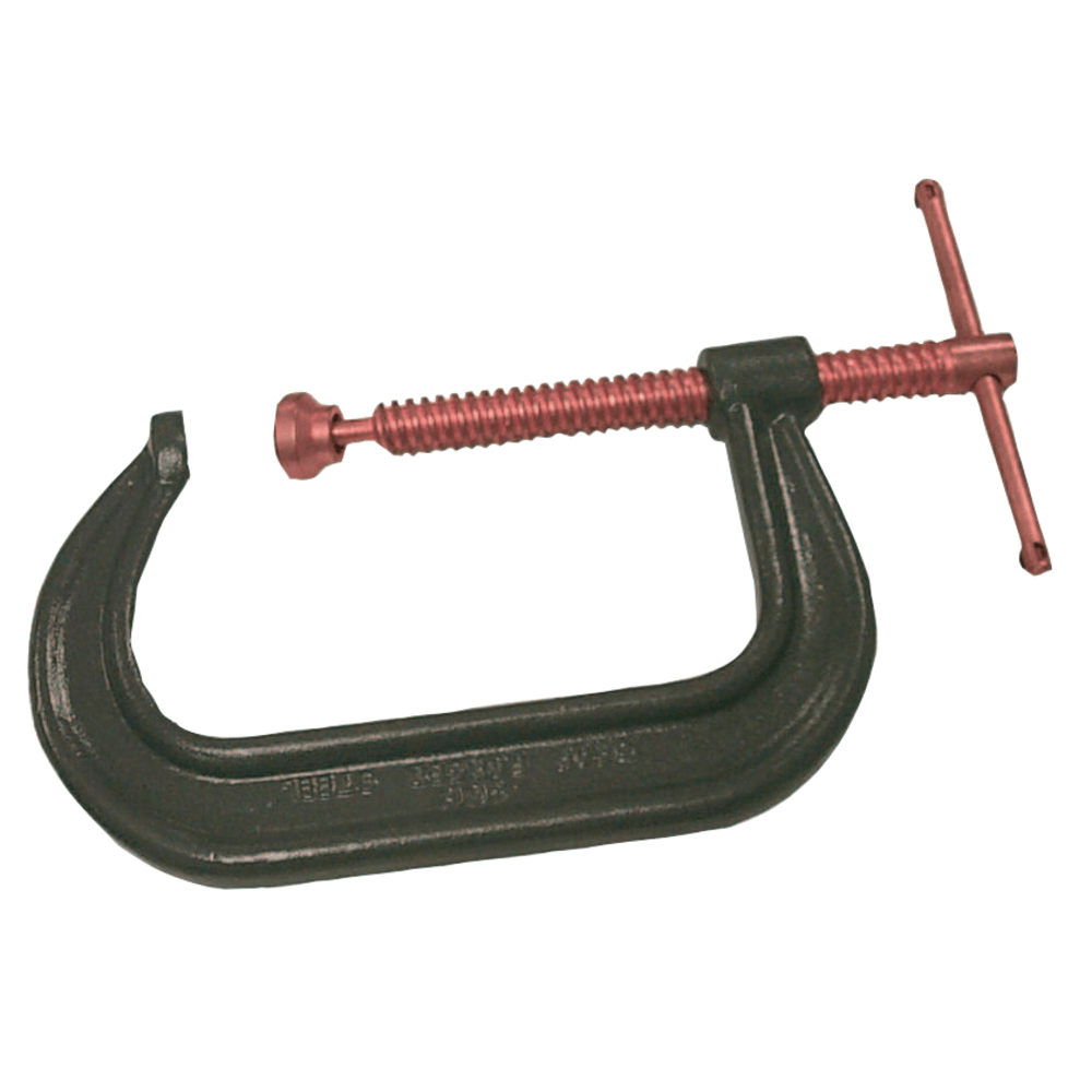 Anchor Brand Drop Forged C-Clamp, 6-5/16 in Throat Depth, 12 in L