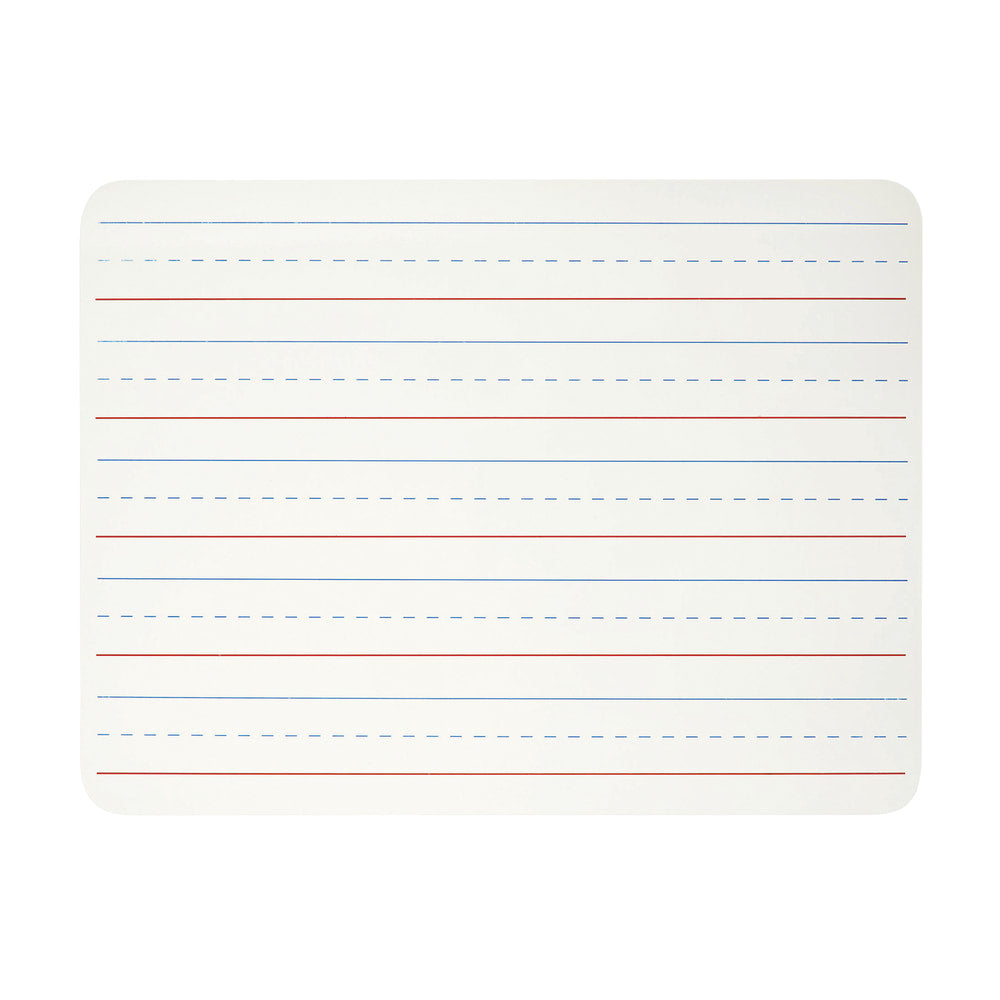 Charles Leonard Dry Erase Lap Board, 1-Sided Lined, 9in X 12in, Pack Of 12