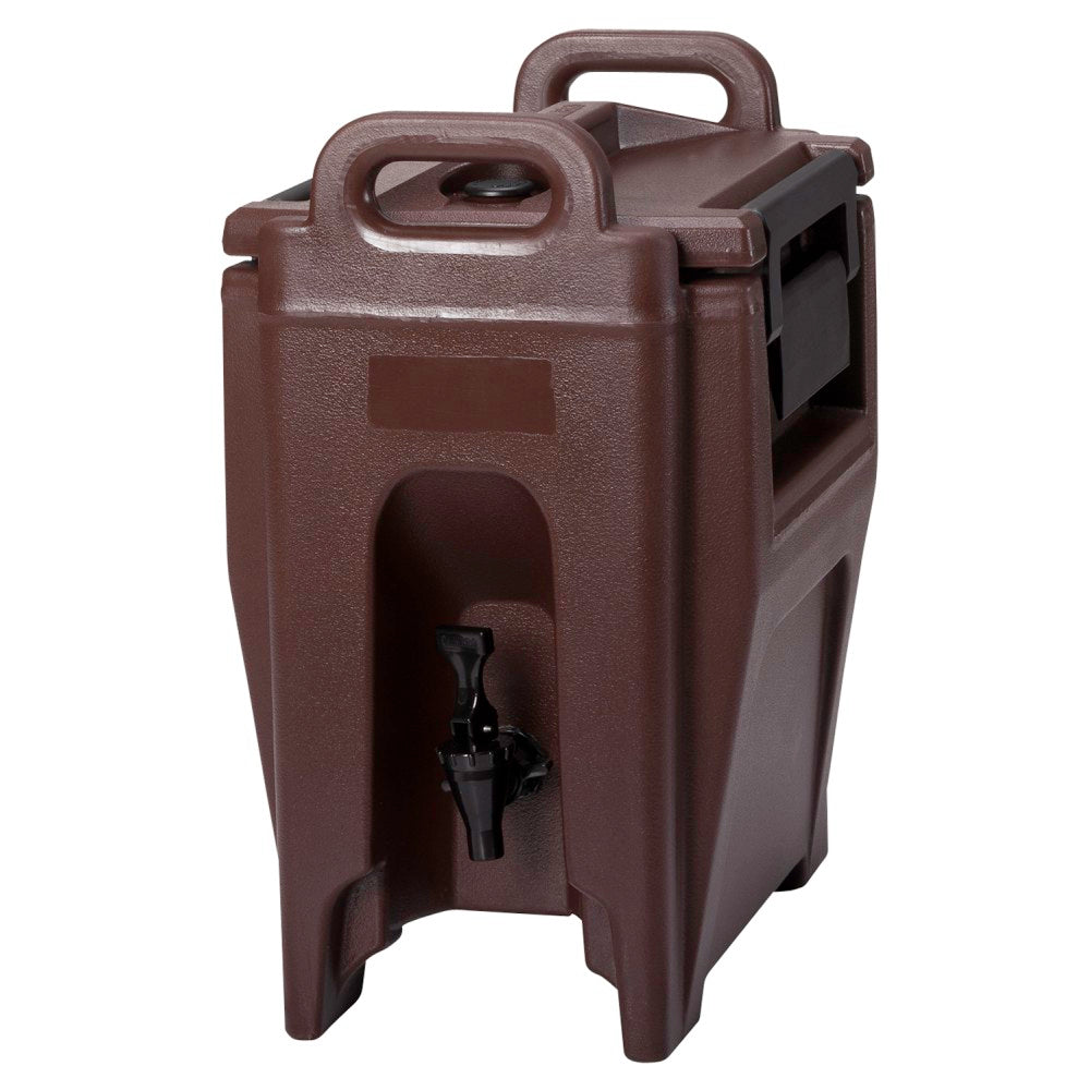Cambro Ultra Camtainer Beverage Dispenser, 3 Gallons, Dark Brown