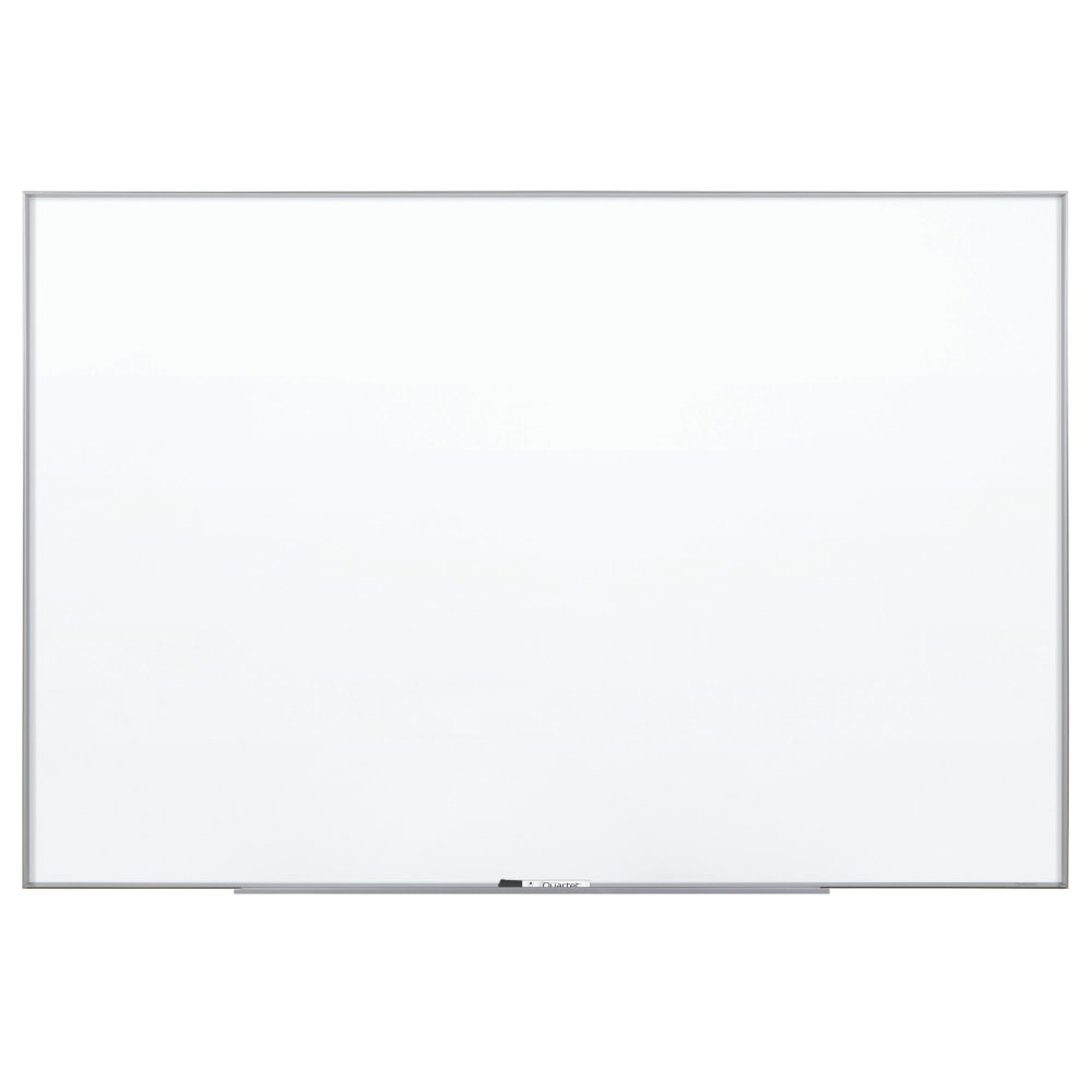 Quartet Nano Magnetic Dry-Erase Whiteboard, 72in x 48in, Aluminum Frame With Silver Finish