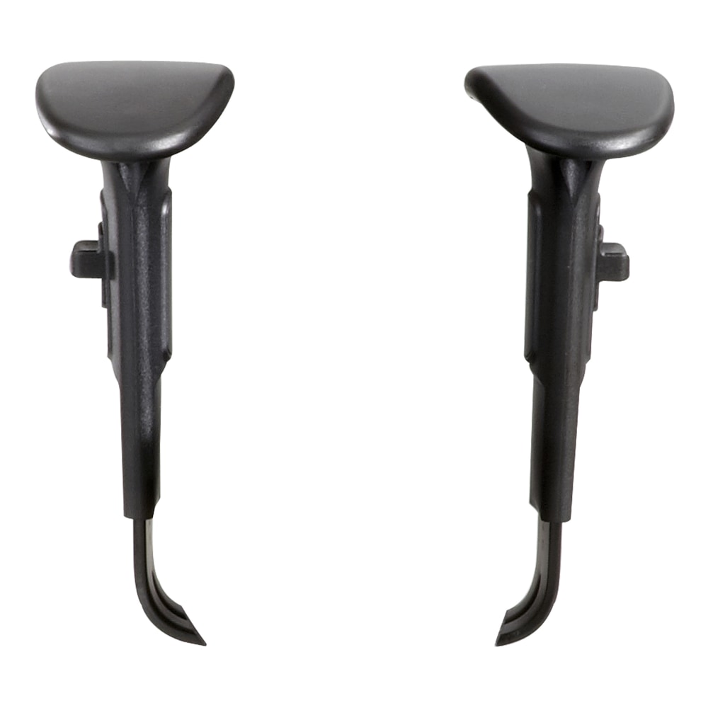 Safco Adjustable Width Arm Kit for Vue and Alday Chairs, Black, Set of 2