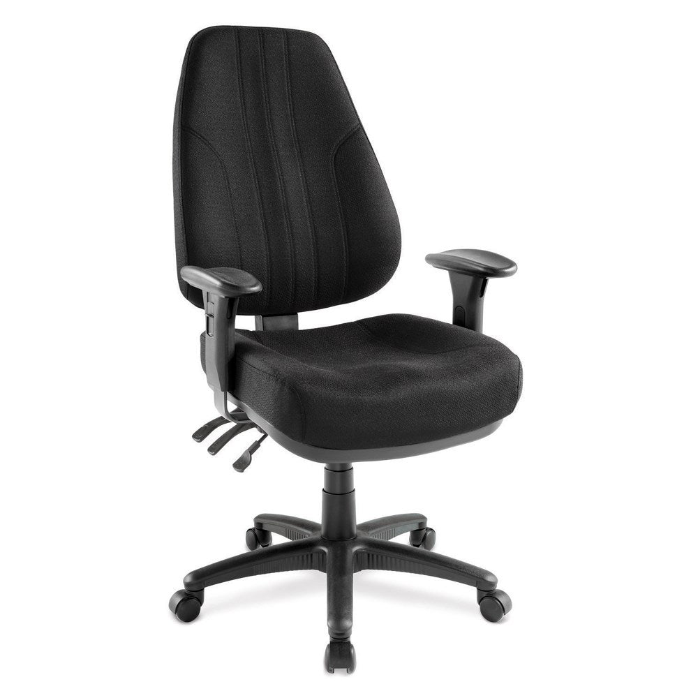 Raynor Miranda Multifunction High-Back Chair, Black