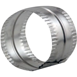 Lambro 4in Aluminum Connector - 4in x 4.15in - Silver - Aluminum - 6
