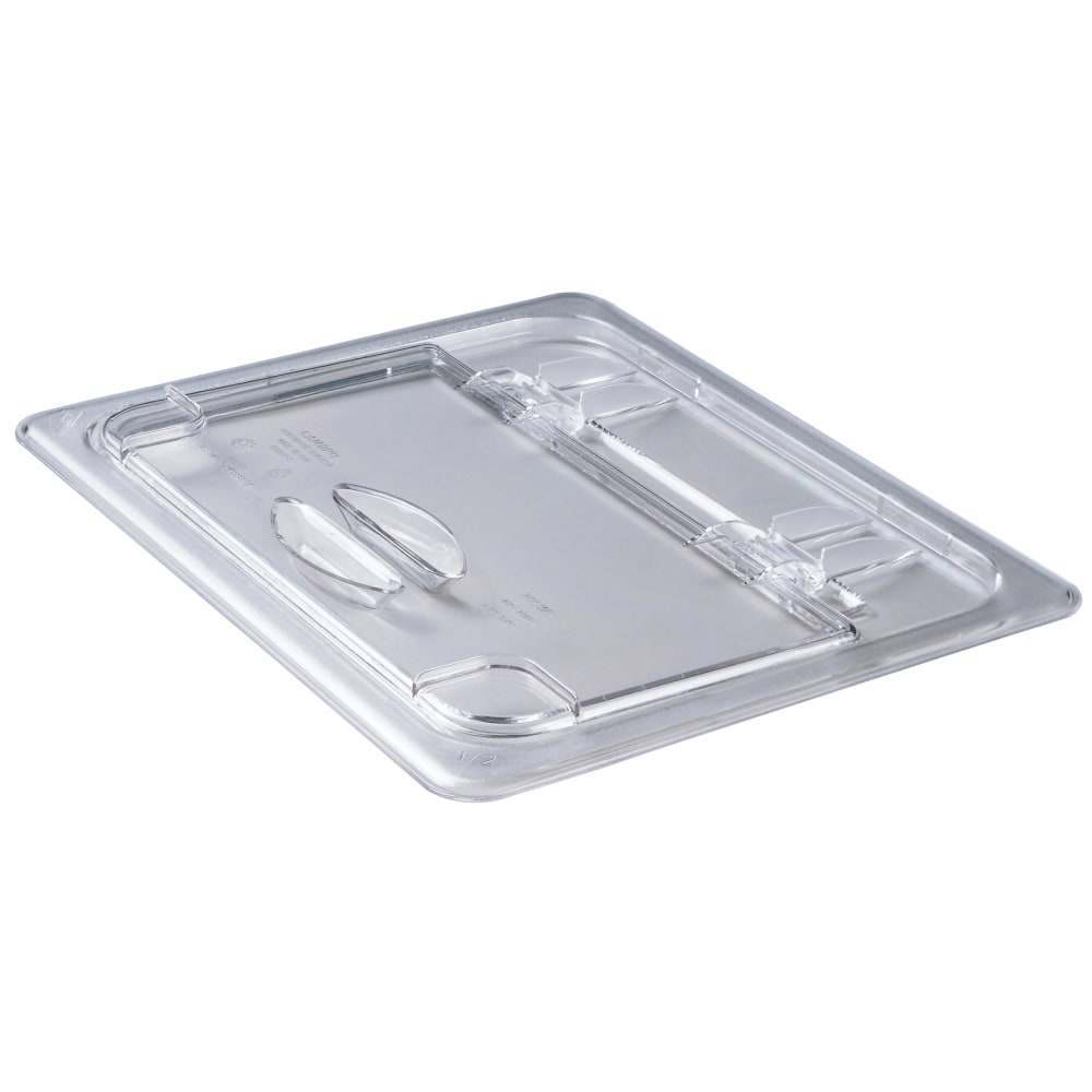 Cambro Camwear 1/2 Food Pan Flip Lids, Clear, Set Of 6 Lids
