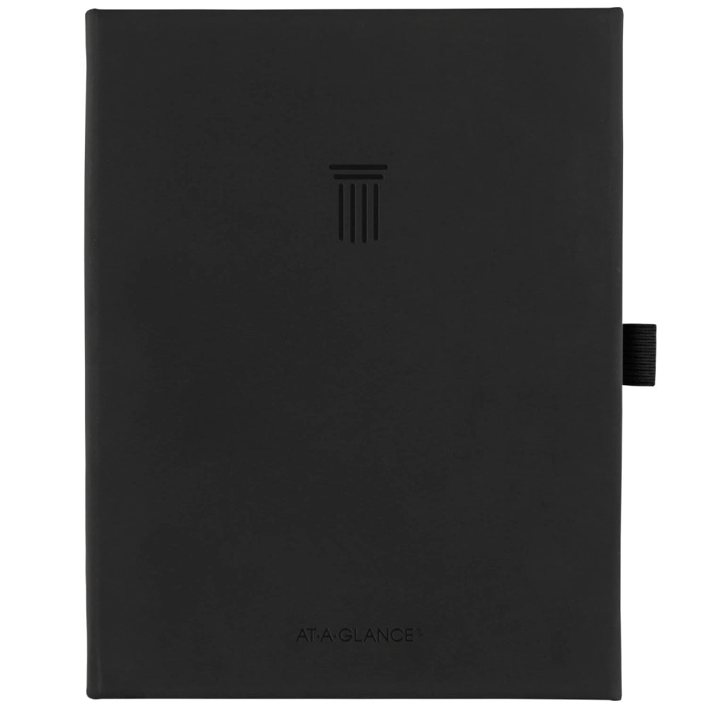 AT-A-GLANCE FOUNDATION GOAL SETTING Undated Weekly Monthly Planner, Black, Small, 5 1/2in x 8 1/2in