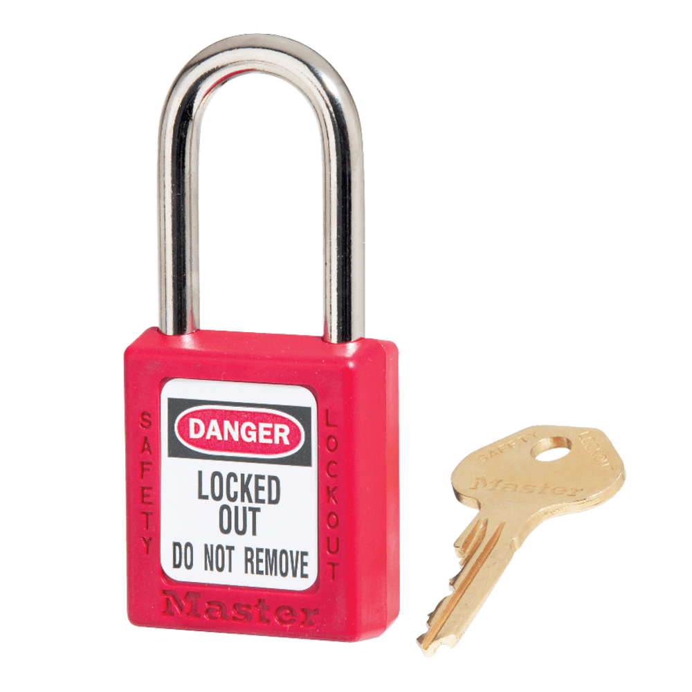 Master Lock Red Safety Padlock