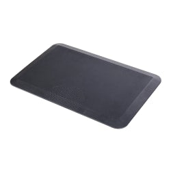 Safco Anti-Fatigue Mat, Rectangular, 20in x 30in, Black
