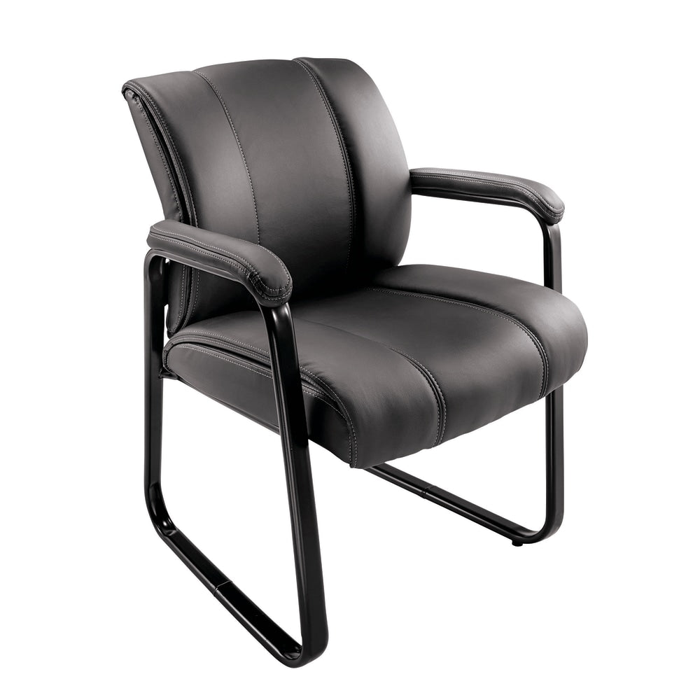 Realspace Bellanca Guest Chair, Black, BIFMA Compliant