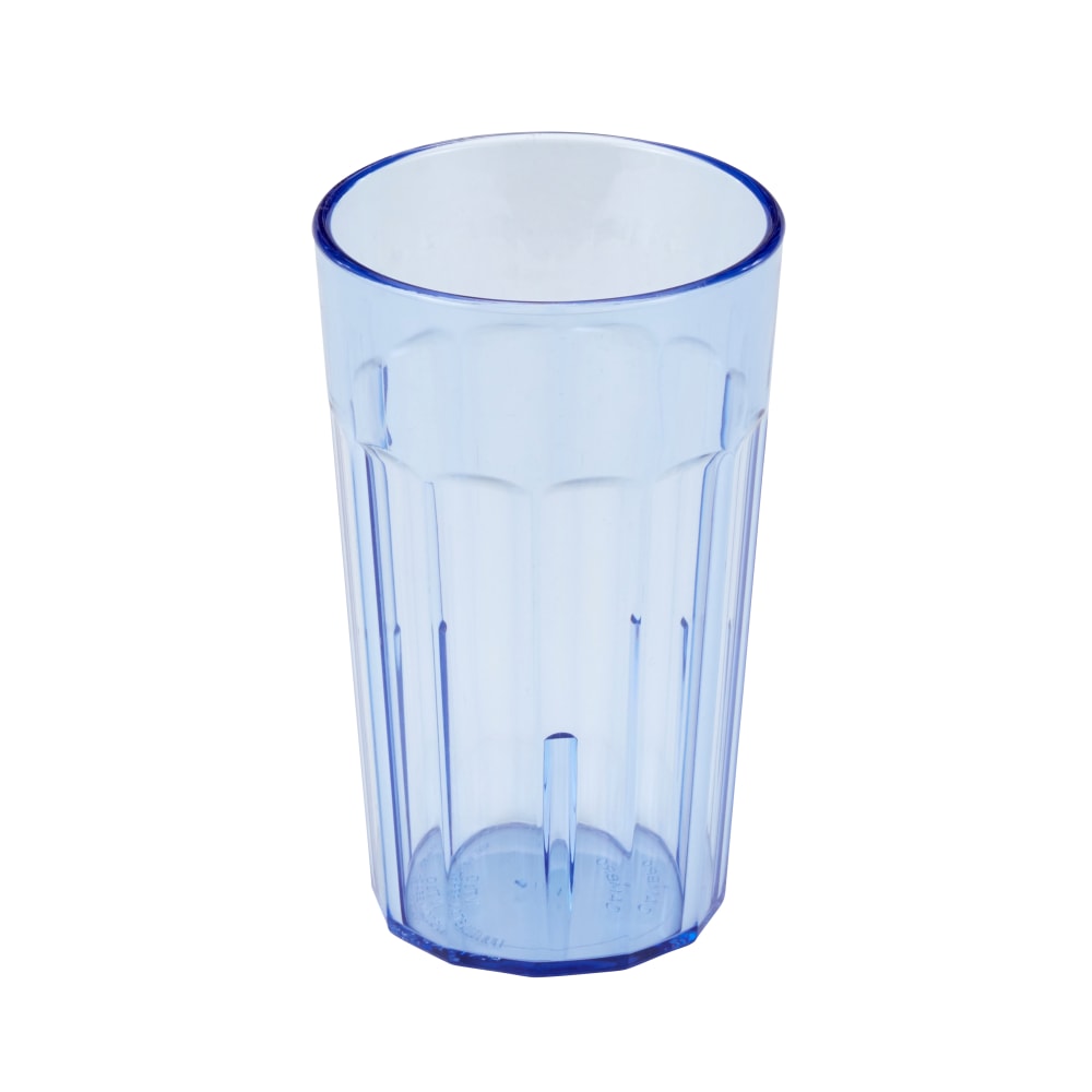 Cambro Newport Styrene Tumblers, 10 Oz, Slate Blue, Pack Of 36 Tumblers