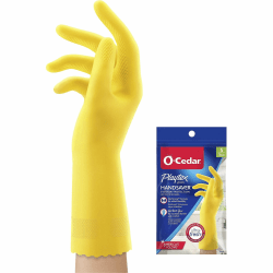 O-Cedar Playtex Handsaver Gloves - Hot Water, Chemical Protection - Small Size - Latex, Nitrile, Neoprene - 163677