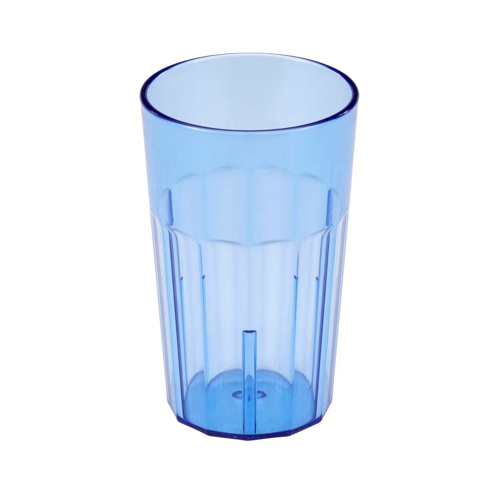 Cambro Newport Styrene Tumblers, 14 Oz, Slate Blue, Pack Of 36 Tumblers
