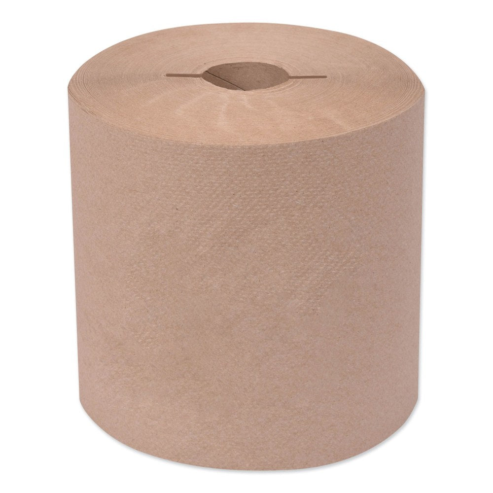 Tork Universal Hand Towel Roll, Notched, 1-Ply, 7.5in x 800 ft, Natural, 6 Rolls/Carton