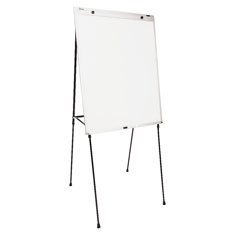 SKILCRAFT Magnetic Tabletop/Floor Dry-Erase Whiteboard, 29in x 40in, Steel Frame With Silver Finish (AbilityOne 7520 01 642 1219)