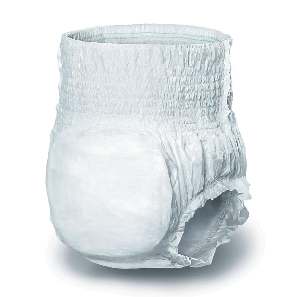 Protect Plus Protective Underwear, Large, 40 - 56in, White, 25 Per Bag, Case Of 4 Bags