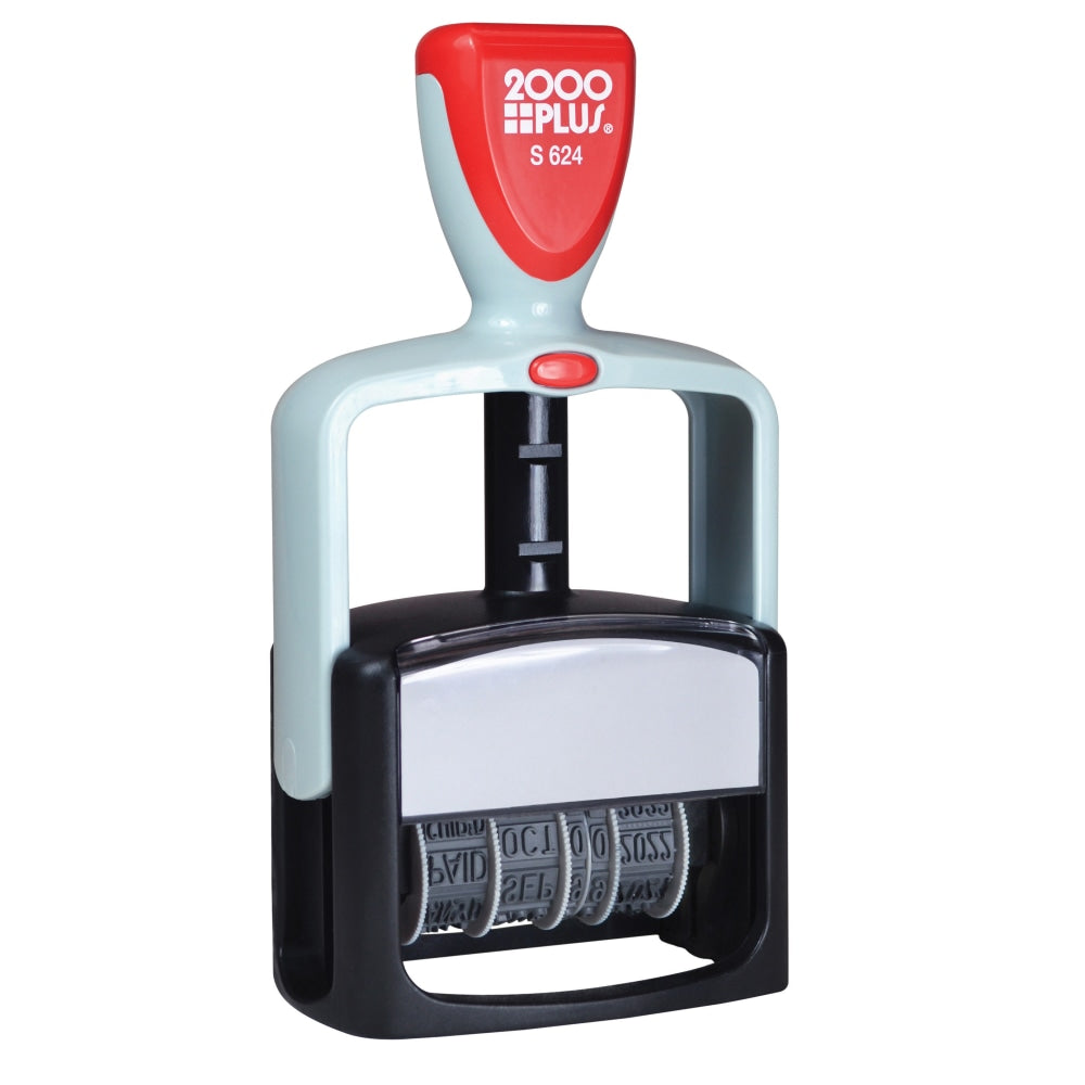 2000 PLUS Date 12 Message Dater Stamp Self-Inking 12-in-1 Standard Duty Date  Message Dater Stamp - 11029
