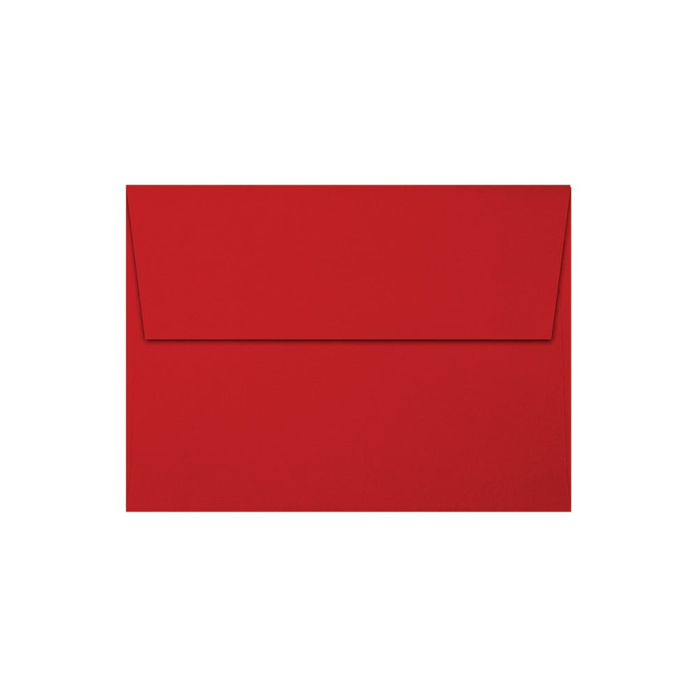 LUX Invitation Envelopes, A6, Gummed Seal, Holiday Red, Pack Of 50