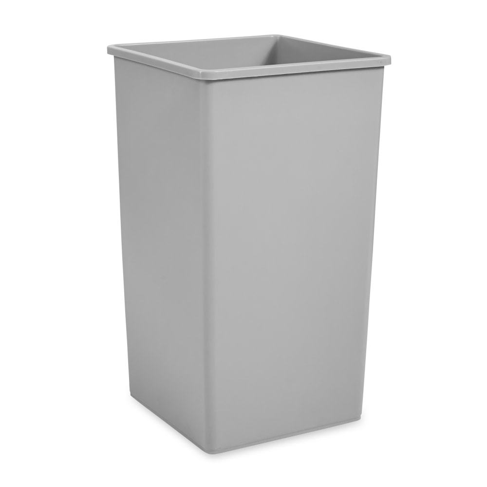 Rubbermaid Commercial Untouchable Square Container - 50 gal Capacity - Square - Crack Resistant, Durable, Compact, Rugged - 3959GRA