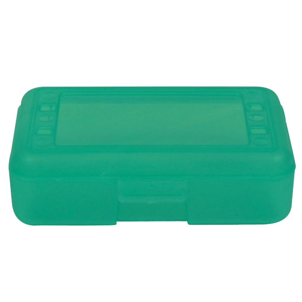 Romanoff Products Pencil Boxes, 8 1/2inH x 5 1/2inW x 2 1/2inD, Lime, Pack Of 12