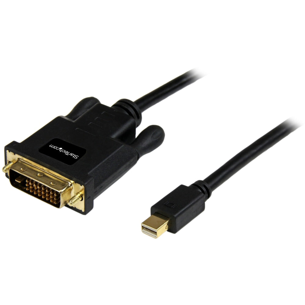 StarTech.com 3 ft Mini DisplayPort to DVI Adapter Converter Cable - Mini DP to DVI 1920x1200 - Black - 3 ft DVI/Mini DisplayPort Video Cable