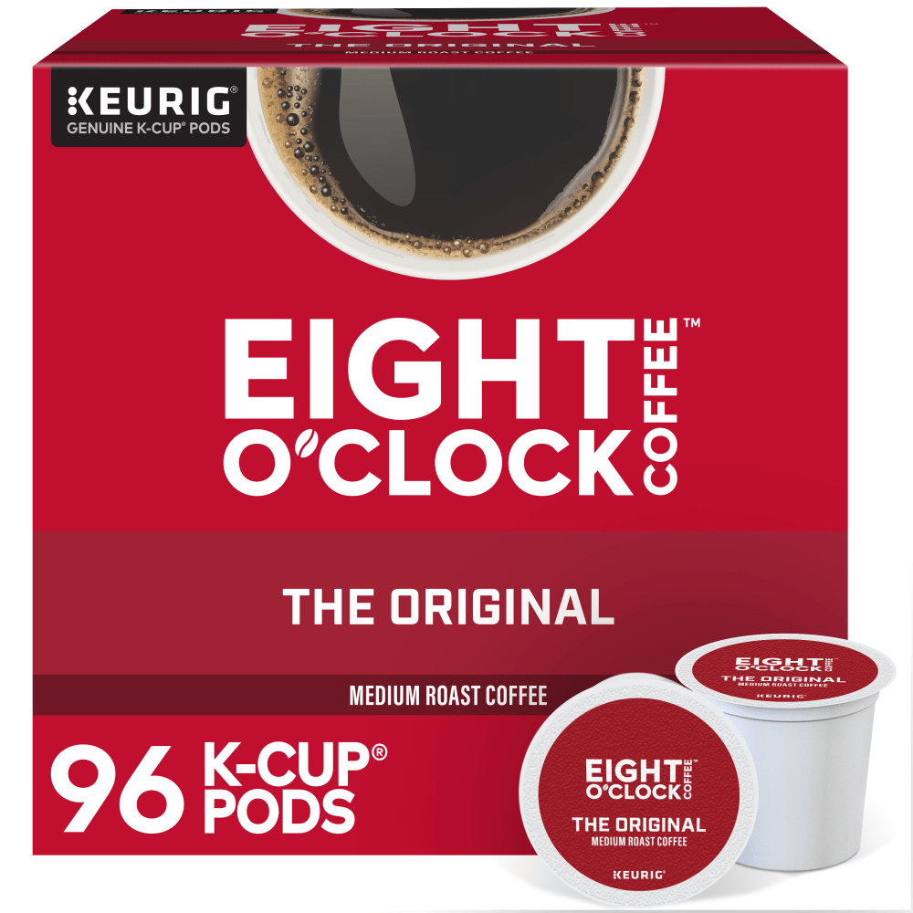 Eight O-Clock Single-Serve Coffee K-Cup, Original, 96 Count (4 Packs of 24)