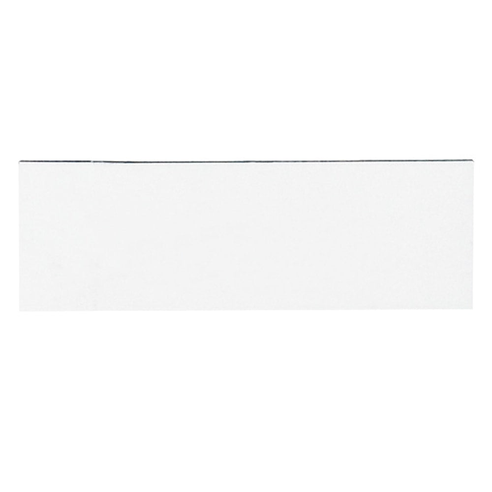Partners Brand Warehouse Labels, Magnetic Strips, 1in x 3in, White, Case of 25
