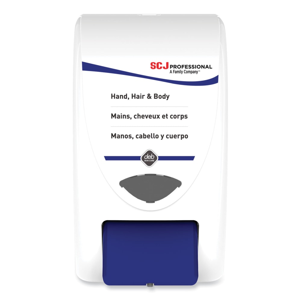 SC Johnson Professional Cleanse Hand, Hair and Body Dispenser, 2 L, 6.4 x 5.7 x 11.5, White/Blue, 8/Carton