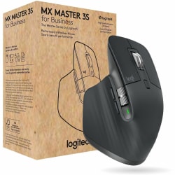 910-006581 - Logitech MX Master 3S for Business, Wireless Mouse with Quiet Clicks, 8K DPI, Logi Bolt USB Receiver, Graph