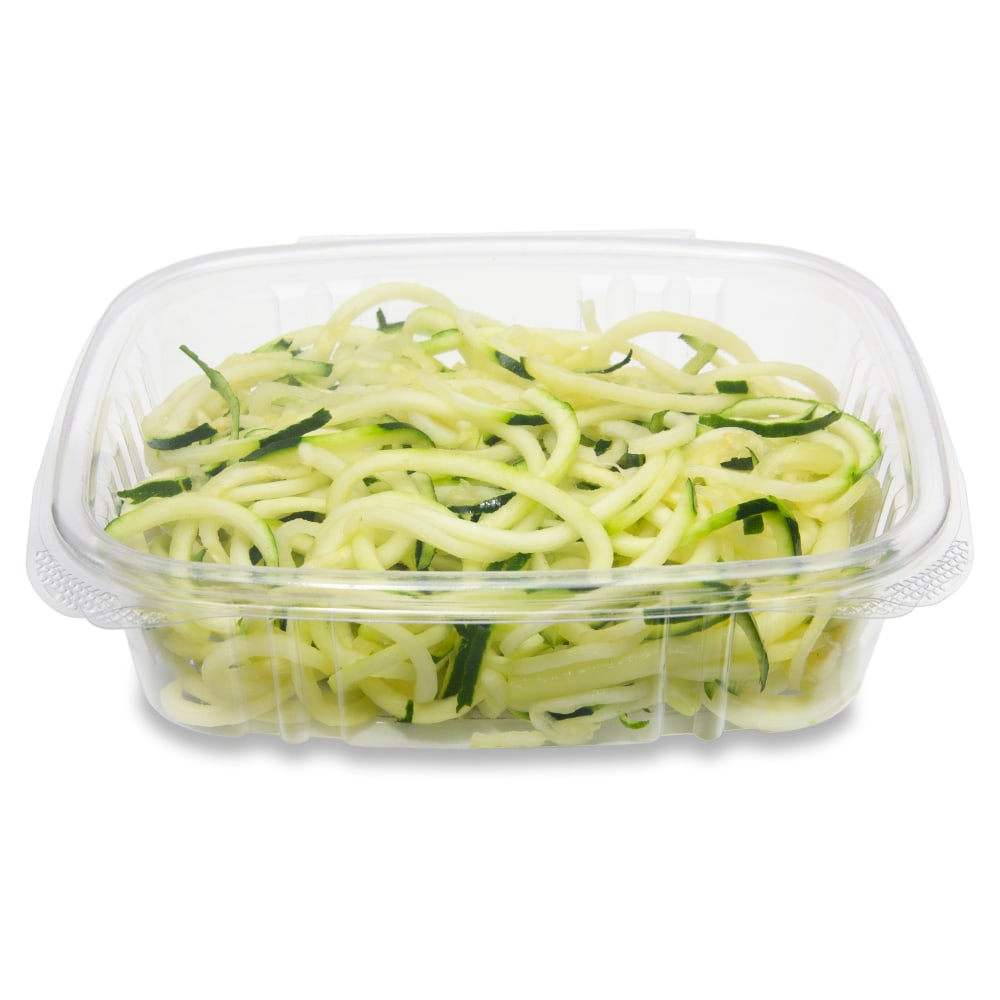 StalkMarket Compostable PLA Deli Containers, 5.5in x 6.5in x 1.75in, 24 Oz, Clear, Pack of 200