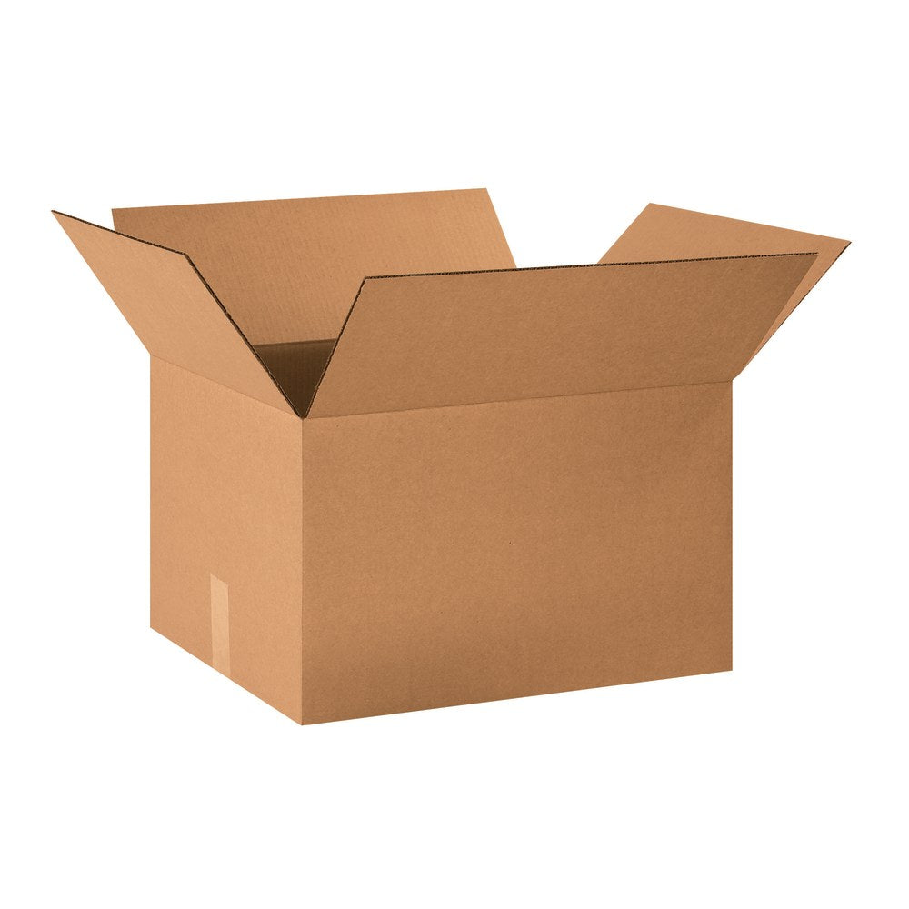 Partners Brand Corrugated Boxes, 20in x 16in x 12in, Kraft, Pack Of 25