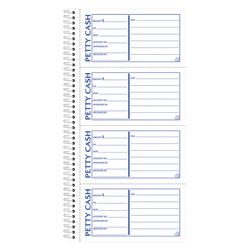 Adams 2-Part Petty Cash Receipt Book, 5 1/2in x 11in, Book Of 200 Sets