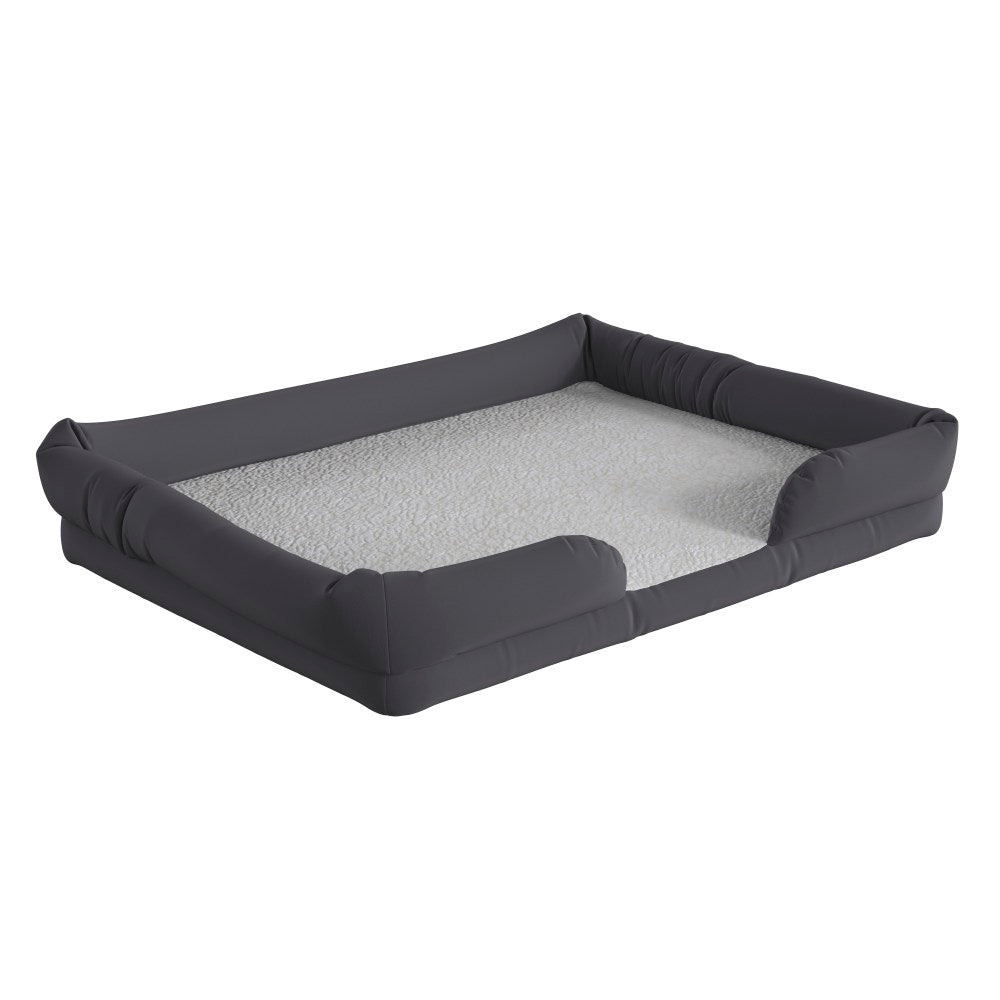 Flash Furniture Orthopedic Memory Foam Dog Bed, Large, 34inL x 44inW x 7inH, Gray