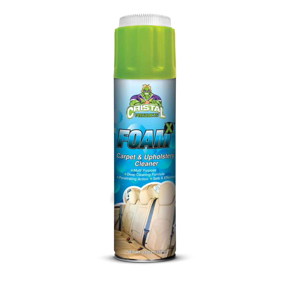 Cristal Foam X Carpet And Upholstery Cleaner, 14 Oz