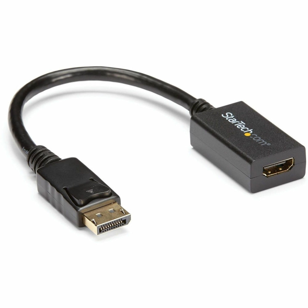 StarTech.com DisplayPort to HDMI Adapter - 1920x1200 - HDMI Video Converter - Latching DP Connector - DP2HDMI2