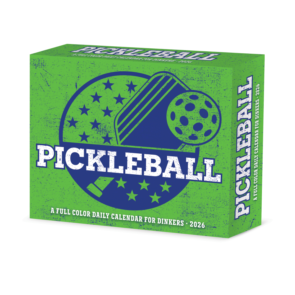 2026 Willow Creek Press Page-A-Day Daily Desk Calendar, 6-1/4in x 5-1/2in, Pickleball, January To December, 55212