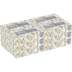 Kimberly Clark Kleenex Professional 2 Ply Facial Tissue, Flat Box, White, 125 Tissues Per Box, Case Of 12 Boxes