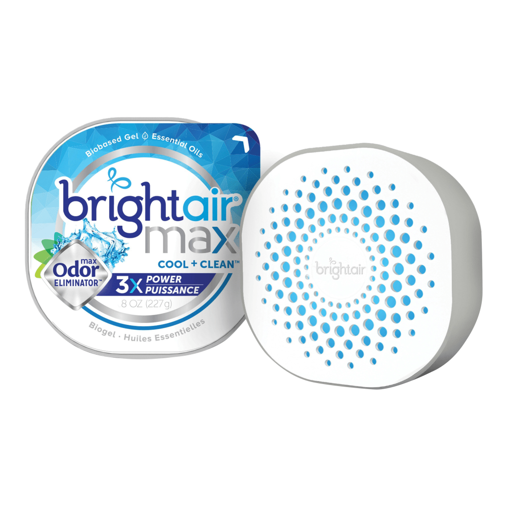 Bright Air Max Scented Gel Odor Eliminator - Gel - 8 oz - Cool Clean