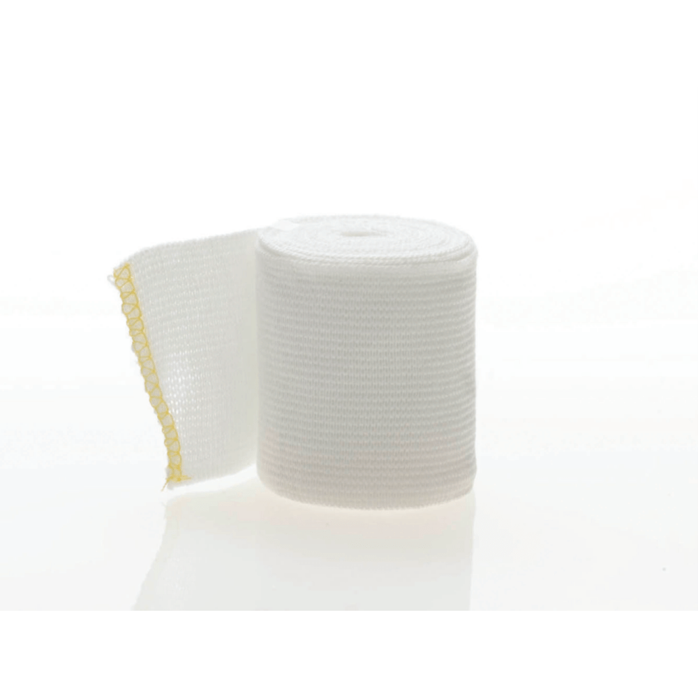 Medline Non-Sterile Swift-Wrap Elastic Bandages, 2in x 5 Yd., White, 10 Bandages Per Box, Case Of 5 Boxes